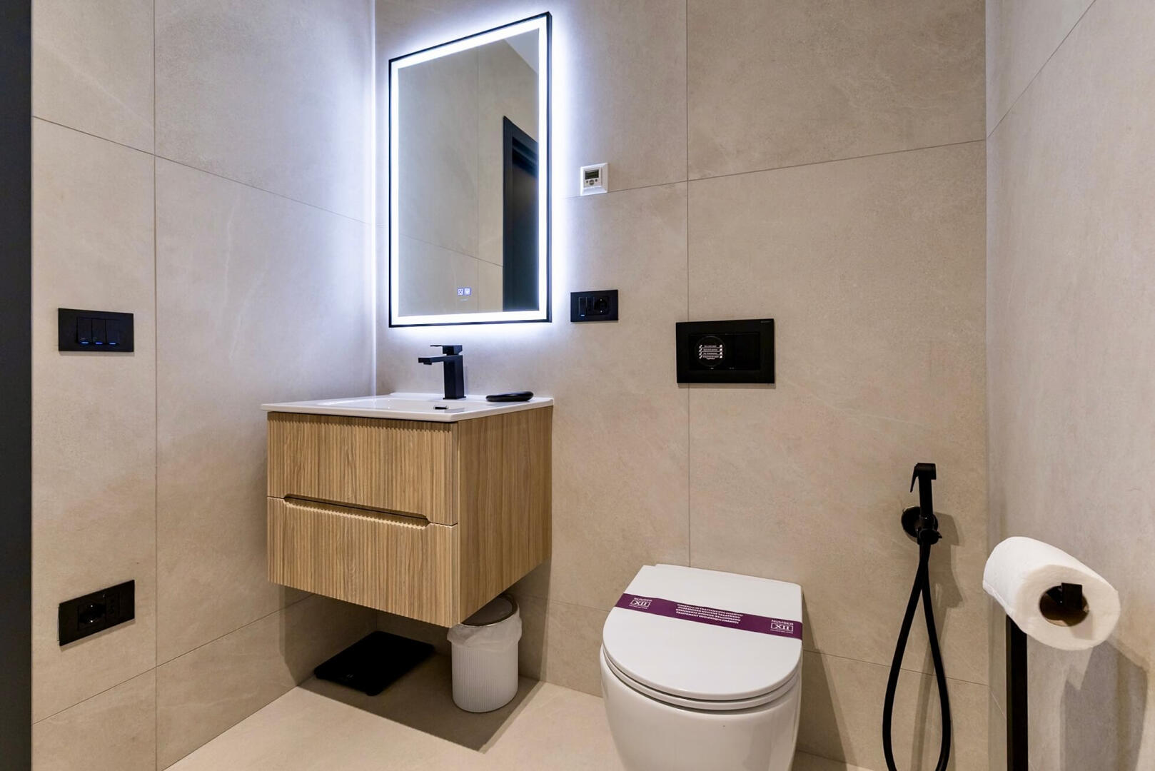 Refresh in style with modern fixtures and finishes.